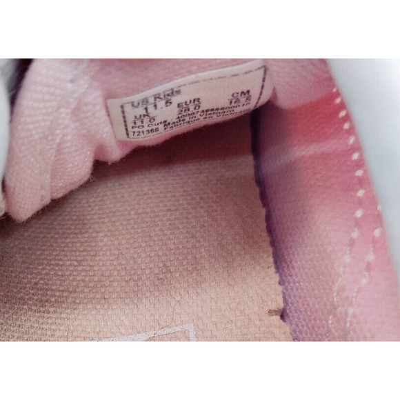 Girls Vans 500714 Old Skool Pale Pink Low Top Skate Sneakers Shoes Size 11.5 Kid - Picture 4 of 12